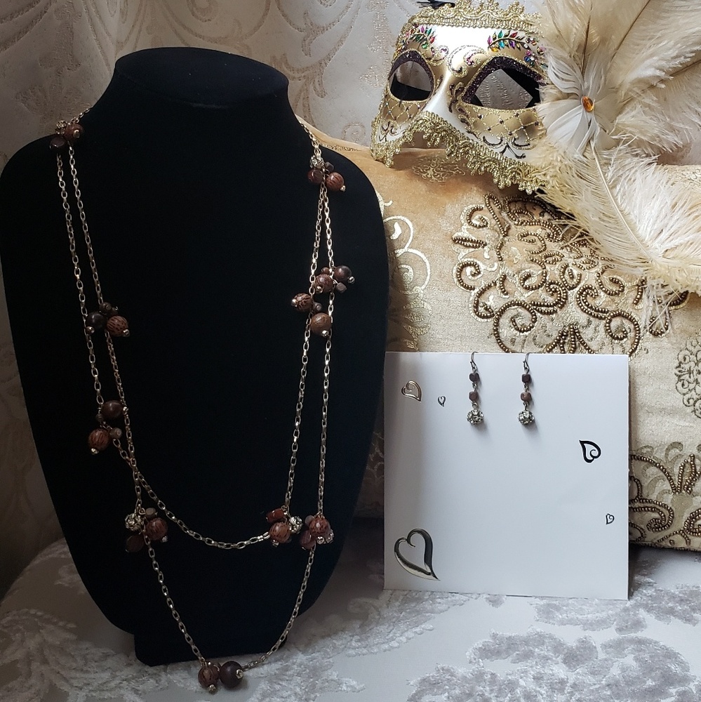 📿Cache'- Necklace & Earing Set - Picture 3 of 8
